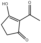 2-Cyclopenten-1-one, 2-acetyl-3-hydroxy- Structure