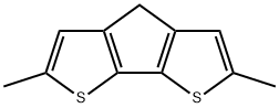 4H-Cyclopenta[2,1-b:3,4-b']dithiophene, 2,6-dimethyl- 구조식 이미지