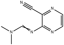 Methanimidamide, N'-(3-cyano-2-pyrazinyl)-N,N-dimethyl- 구조식 이미지