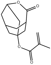 2-Propenoic acid, 2-methyl-, 5-oxo-4-oxatricyclo[4.3.1.13,8]undec-1-yl ester Structure