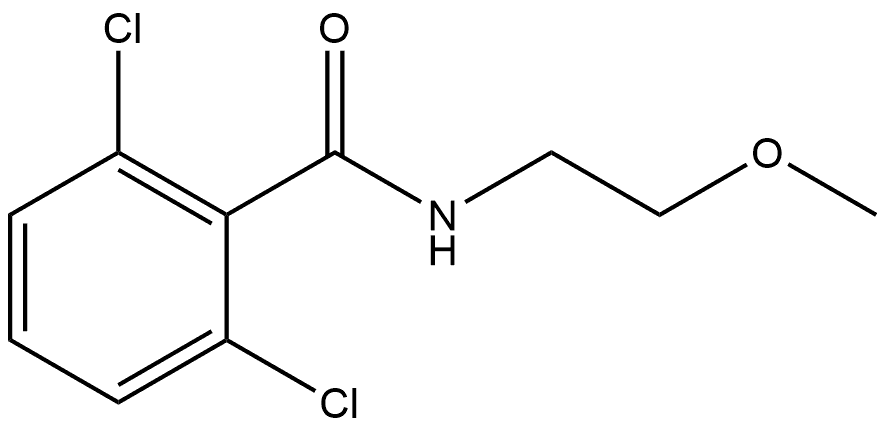 2,6-Dichloro-N-(2-methoxyethyl)benzamide Structure