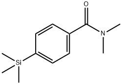 N,N-Dimethyl-4-(trimethylsilyl)benzamide 구조식 이미지