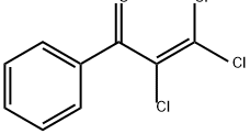 2-Propen-1-one, 2,3,3-trichloro-1-phenyl- 구조식 이미지
