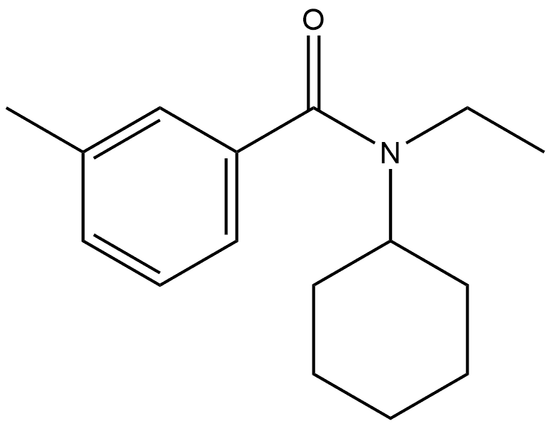 N-Cyclohexyl-N-ethyl-3-methylbenzamide Structure