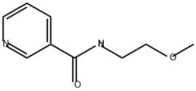 3-Pyridinecarboxamide, N-(2-methoxyethyl)- Structure