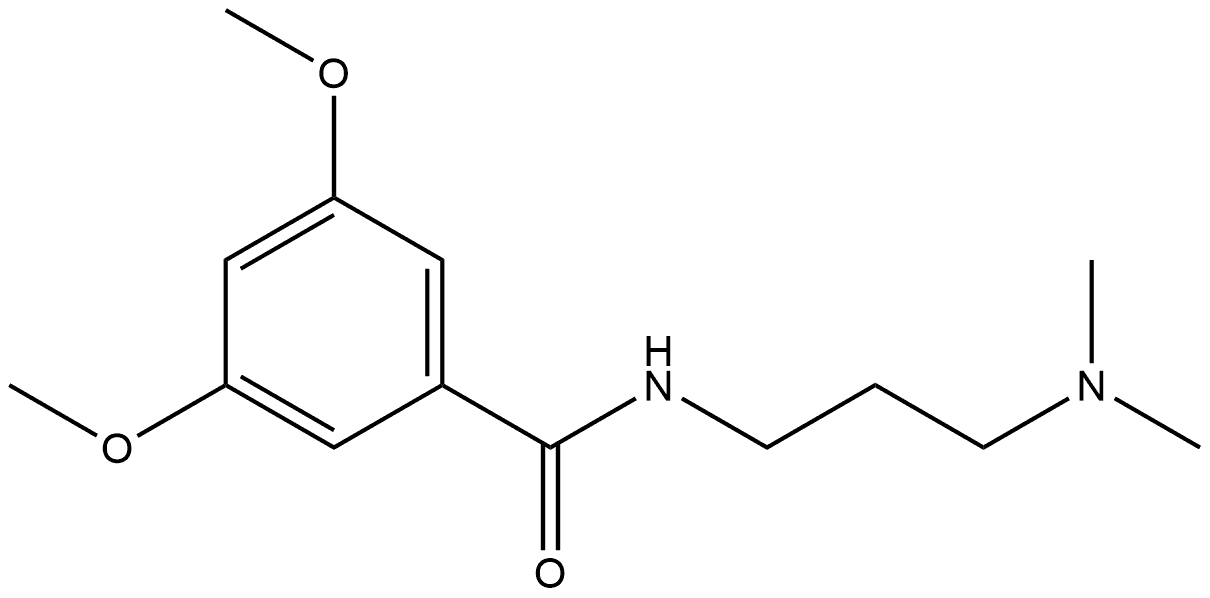 N-[3-(Dimethylamino)propyl]-3,5-dimethoxybenzamide Structure