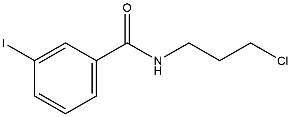 N-(3-Chloropropyl)-3-iodobenzamide Structure