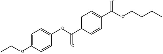 Butyl p-ethoxyphenyl terephthalate Structure