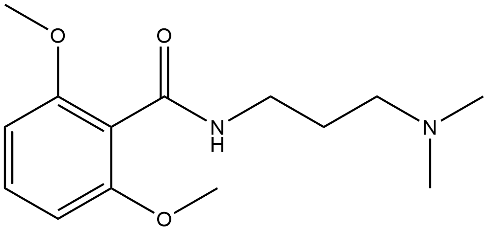 N-[3-(Dimethylamino)propyl]-2,6-dimethoxybenzamide Structure