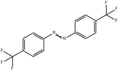 Diazene, 1,2-bis[4-(trifluoromethyl)phenyl]- Structure