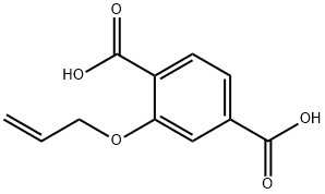 1,4-Benzenedicarboxylic acid, 2-(2-propen-1-yloxy)- Structure