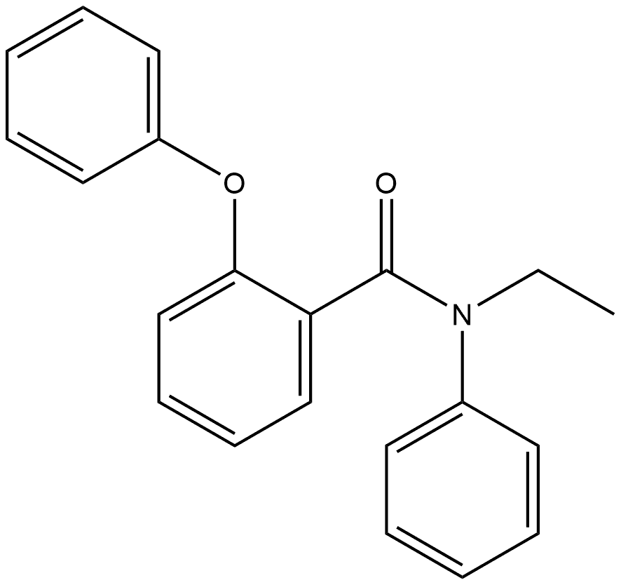 N-Ethyl-2-phenoxy-N-phenylbenzamide Structure