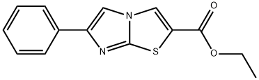 Imidazo[2,1-b]thiazole-2-carboxylic acid, 6-phenyl-, ethyl ester Structure