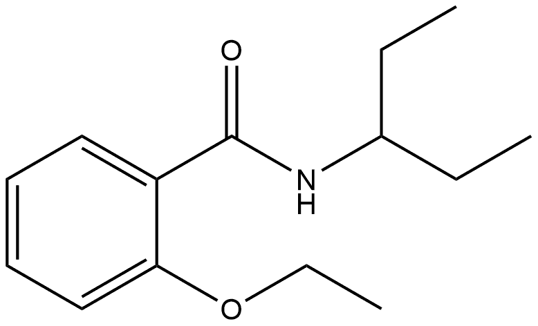 2-Ethoxy-N-(1-ethylpropyl)benzamide Structure