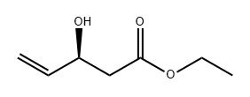 4-Pentenoic acid, 3-hydroxy-, ethyl ester, (3S)- Structure