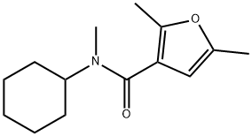 3-Furancarboxamide, N-cyclohexyl-N,2,5-trimethyl- Structure