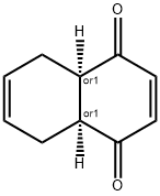 1,4-Naphthalenedione, 4a,5,8,8a-tetrahydro-, (4aR,8aS)-rel- 구조식 이미지