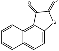Naphtho[2,1-b]thiophene-1,2-dione 구조식 이미지