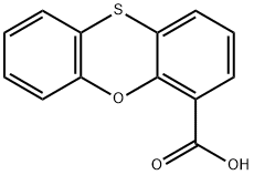 4-phenoxathiincarboxylic acid Structure