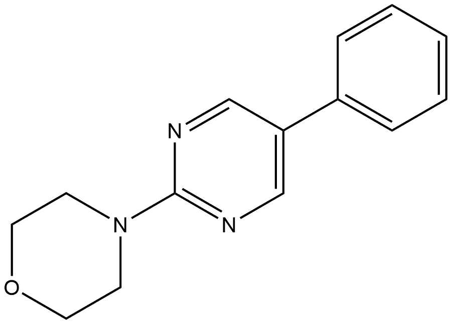 4-(5-Phenyl-2-pyrimidinyl)morpholine Structure