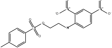 Ethanol, 2-[(2,4-dinitrophenyl)amino]-, 1-(4-methylbenzenesulfonate) Structure