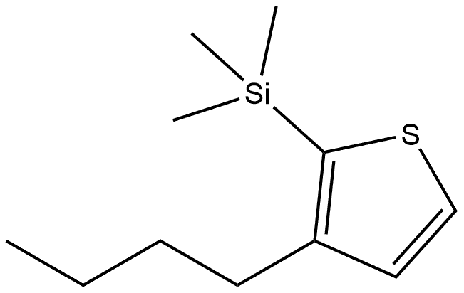 3-Butyl-2-(trimethylsilyl)thiophene Structure