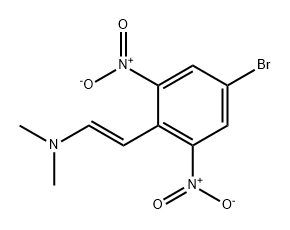 Ethenamine, 2-(4-bromo-2,6-dinitrophenyl)-N,N-dimethyl-, (1E)- 구조식 이미지