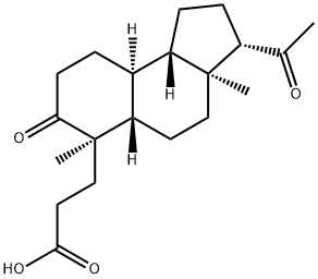 1H-Benz[e]indene-6-propanoic acid, 3-acetyldodecahydro-3a,6-dimethyl-7-oxo-, (3S,3aS,5aS,6R,9aS,9bS)- 구조식 이미지