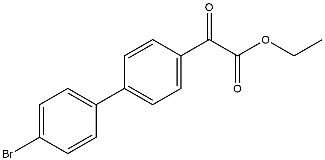 Ethyl 4'-bromo-α-oxo[1,1'-biphenyl]-4-acetate Structure