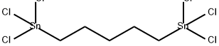 Stannane, 1,1'-(1,5-pentanediyl)bis[1,1,1-trichloro- Structure