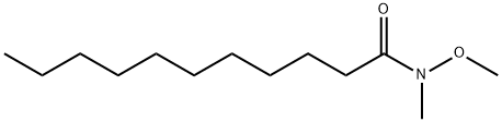 Undecanamide, N-methoxy-N-methyl- Structure