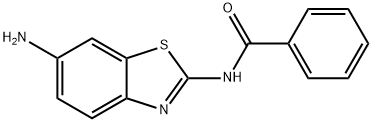 Benzamide, N-(6-amino-2-benzothiazolyl)- Structure