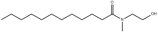 N-(2-hydroxyethyl)-N-methyldodecanamide Structure