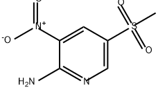 2-Pyridinamine, 5-(methylsulfonyl)-3-nitro- Structure