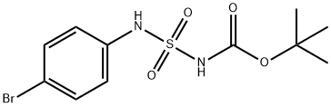 N-(4-bromophenyl)-N'-(tert-butoxycarbonyl)sulfamide Structure