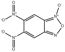 2,1,3-Benzoxadiazole, 5,6-dinitro-, 3-oxide 구조식 이미지
