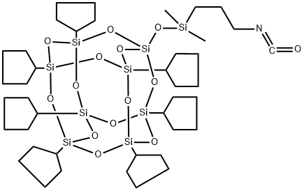 PSS-ISOCYANATOPROPYLDIMETHYLSILYLOXY-HE& Structure