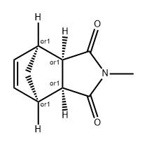 4,7-Methano-1H-isoindole-1,3(2H)-dione, 3a,4,7,7a-tetrahydro-2-methyl-, (3aR,4S,7R,7aS)-rel- 구조식 이미지