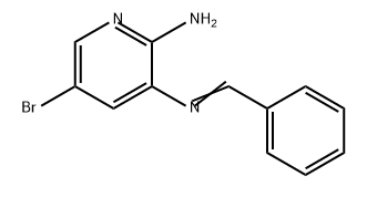 2,3-Pyridinediamine, 5-bromo-N3-(phenylmethylene)- Structure