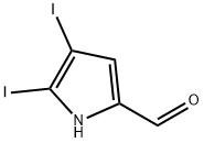 1H-Pyrrole-2-carboxaldehyde, 4,5-diiodo- Structure