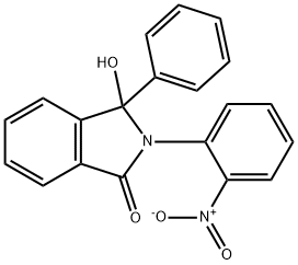 3-Hydroxy-2-(2-nitrophenyl)-3-phenylisoindolin-1-one 구조식 이미지