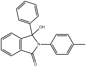 3-Hydroxy-3-phenyl-2-(p-tolyl)isoindolin-1-one Structure