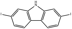 9H-Carbazole, 2,7-diiodo- Structure