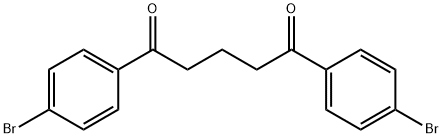 1,5-Pentanedione, 1,5-bis(4-bromophenyl)- Structure