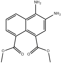 Dimethyl 3,4-diaminonaphthalene-1,8-dicarboxylate 구조식 이미지