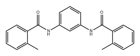 Benzamide, N,N'-1,3-phenylenebis[2-methyl- Structure