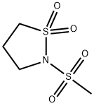 Isothiazolidine, 2-(methylsulfonyl)-, 1,1-dioxide Structure