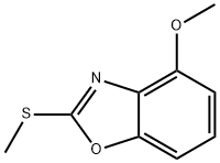 4-Methoxy-2-(methylthio)benzo[d]oxazole 구조식 이미지