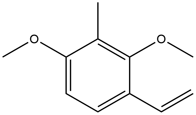 1-Ethenyl-2,4-dimethoxy-3-methylbenzene Structure