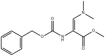 2-Propenoic acid, 3-(dimethylamino)-2-[[(phenylmethoxy)carbonyl]amino]-, methyl ester, (2E)- Structure